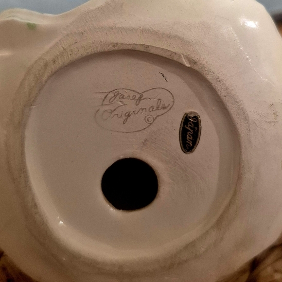 Vintage Josef Originals Mary Rose Figurine Green Dress,May, Pink Stone October - Picture 2 of 6